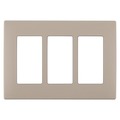 Leviton WALLPLATES RENU 3 GANG WLPLT CAF+ LATTE REWP3-CA